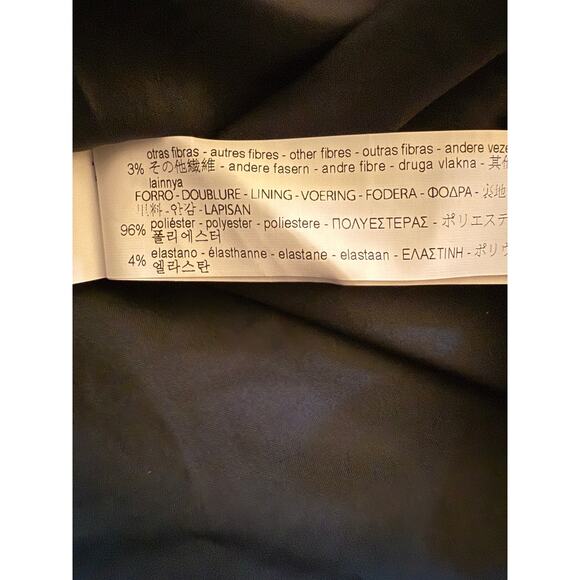 Zara Man Navy Knit Lined Coat Jacket US XL Made in Italy VGUC Versatile Trendy - Picture 8 of 11